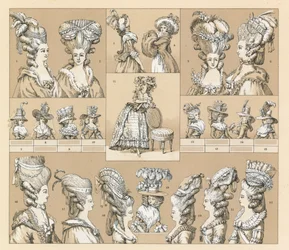 Frankreich XVIII. Jahrhundert Kostüm