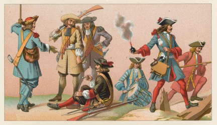 Frankreich XVII. Jahrhundert Kostüm