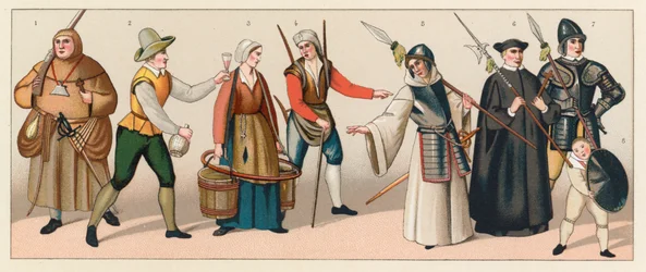 Frankreich XVI. Jahrhundert Kostüm