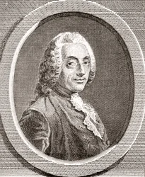François-Augustin de Paradis de Moncrif, 1687-1770. Französischer Schriftsteller und Dichter. Aus Les Heures Libres, veröffentlicht 1908.