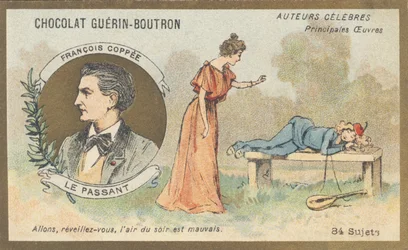 François Coppée (1842-1908), französischer Dichter, Dramatiker und Romanautor, Autor von „Le passant“, Komödie in einem Akt, in Versen (1869)
