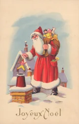 Französische Weihnachtskarte