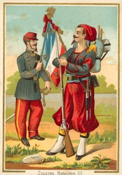 Französische Zuaven zur Zeit Napoleons III.