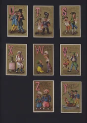 Französisches Comic-Alphabet