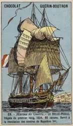 Französische Fregatte Belle Poule