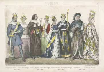 Französische Könige und Königinnen des 14. und 15. Jahrhunderts