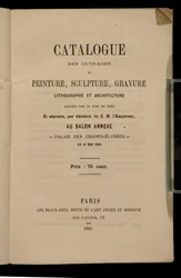 Frontispiz für den Katalog des Salon des Refuses, 1863