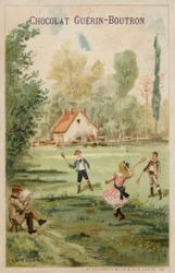 Badmintonspiel