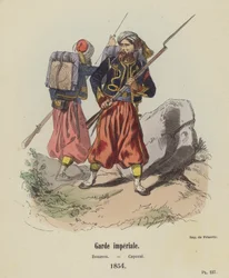 Kaiserliche Garde, Zouaven, Korporal