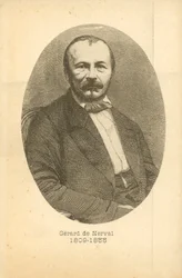 Gerard De Nerval, Porträt (Gravur)