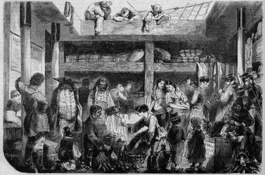 Deutsche Auswanderer auf dem Weg nach Amerika