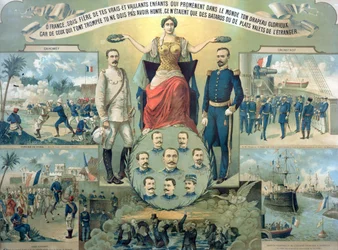 Verherrlichung des Feldzugs in Dahomey (Benin) und Cronstadt
