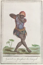 Griot oder Minnesänger von Senegal, 1796
