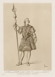Wache der Porte von König Ludwig XV., genannt la manche