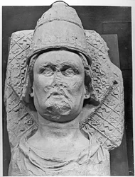 Kopf des Gegenpapstes Clemens VII. (1342-94)