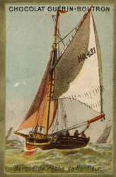 Fischerboot in Honfleur