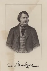 Honoré de Balzac, französischer Romanautor und Dramatiker
