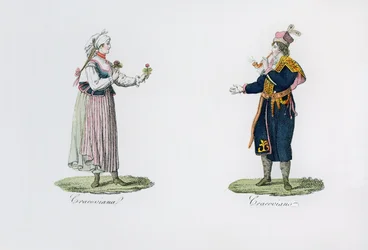 Einwohner von Krakau, aus 