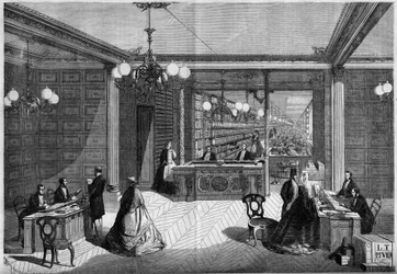 Innenansicht eines Parfümladens in Frankreich