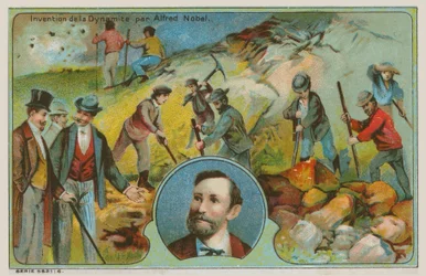 Erfindung des Dynamits durch Alfred Nobel