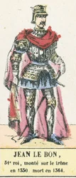 Johann der Gute, 51. König, bestieg den Thron 1350, gestorben 1364