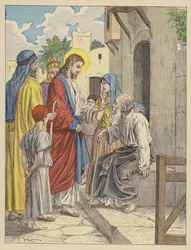 Jesus heilt den Blinden