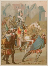König Heinrich IV. betritt Paris