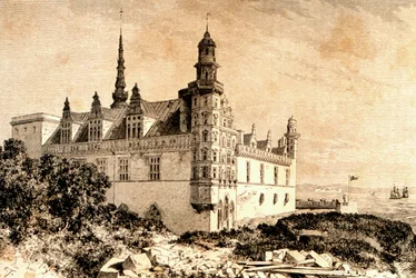 Schloss Kronborg, Hillerød, Dänemark, 1850er Jahre, aus `La Tour du Monde, veröffentlicht in Paris, 1860er Jahre