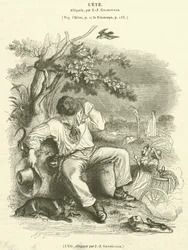 Der Sommer, Allegorie