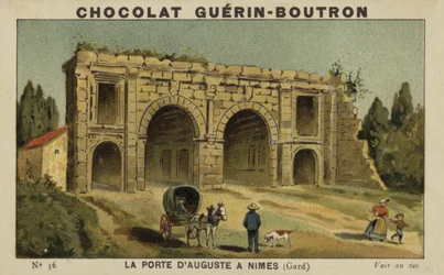 Das Augustustor in Nimes, Gard