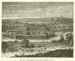 Die hydraulische Maschine von Marly, 1725