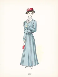 Damenmode, 1907