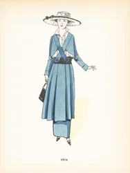 Damenmode, 1914