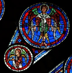 Jüngstes Gericht: Ein Seraphim und ein Engel