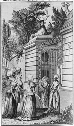 Le Parc aux Cerfs, das Tor zum königlichen Hafen von Louis XV (1710-74), verwaltet von Madame de Pompadour (1721-64)