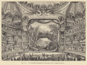 Die amüsanten Varietés im Jahr 1789, heute Théâtre-Français
