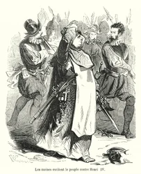 Die Mönche hetzen das Volk gegen Heinrich IV.
