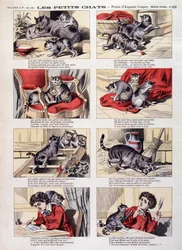 Kleine Katzen - Epinal-Bild