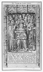Ludwig IX. von Frankreich (Stich)