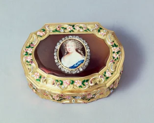 Louix XV ovale Schnupftabakdose, von Gabriel Gallois, Paris, 1738