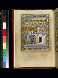 MS 300 f.Iv, Folio aus dem Psalter und den Stunden der Isabella von Frankreich, Paris, ca. 1265-70