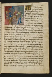 MS Hunter 252 014r Seite aus Cent Nouvelles Nouvelles, ca. 1461-62
