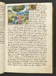MS Hunter 252 026r Seite aus Cent Nouvelles Nouvelles, ca. 1461-62