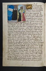 Seite aus Cent Nouvelles Nouvelles, ca. 1461-62