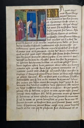 Seite aus Cent Nouvelles Nouvelles, ca. 1461-62
