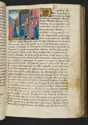 Seite aus Cent Nouvelles Nouvelles, ca. 1461-62