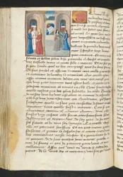 Seite aus Cent Nouvelles Nouvelles, ca. 1461-62
