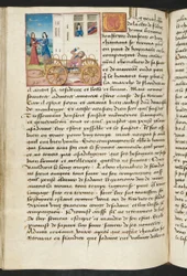 Seite aus Cent Nouvelles Nouvelles, ca. 1461-62