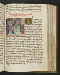 Seite aus Cent Nouvelles Nouvelles, ca. 1461-62