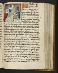 Seite aus Cent Nouvelles Nouvelles, ca. 1461-62